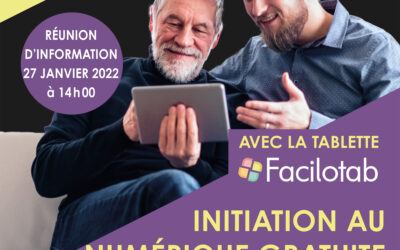 [seniors] Initiation au numérique avec les tablettes Facilotab