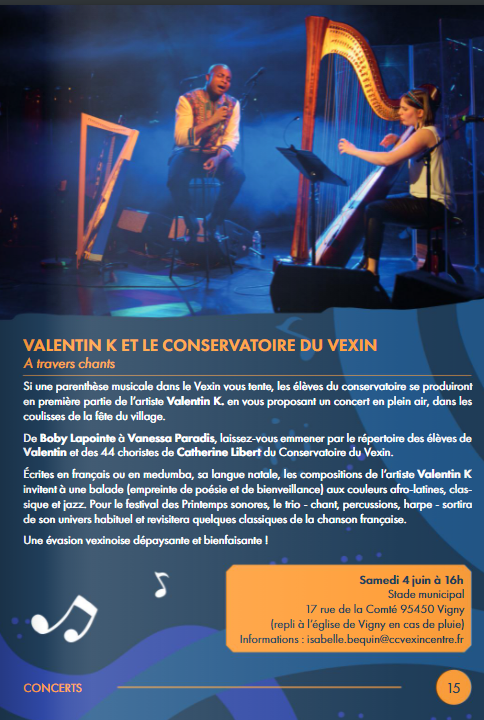 Concert Vigny Festival Printemps sonores 2022