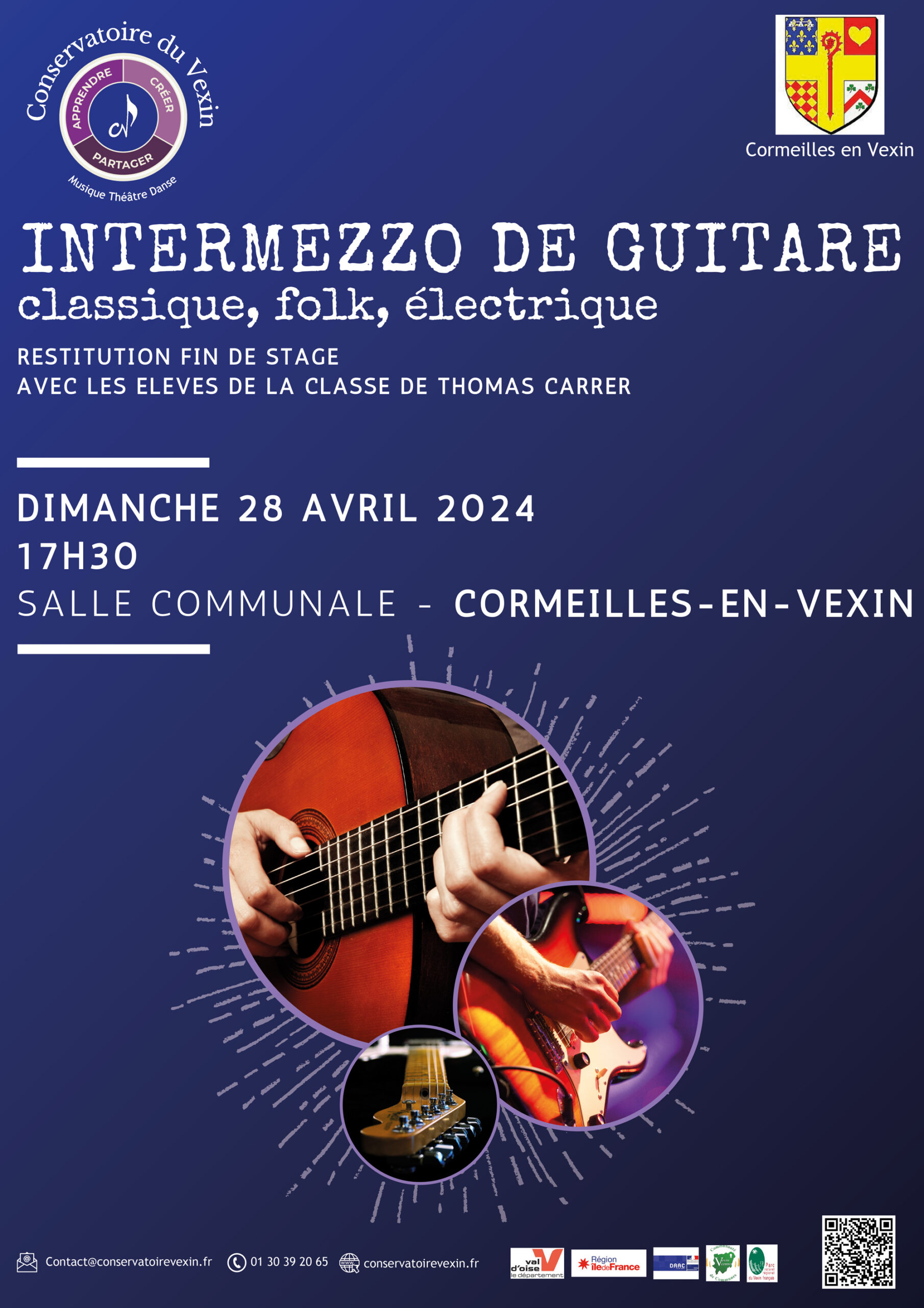 Intermezzo guitare folk électrique Cormeilles-en-Vexin