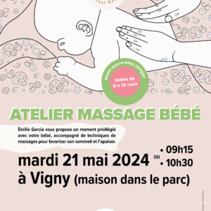 Atelier massage bébé Vexin Centre