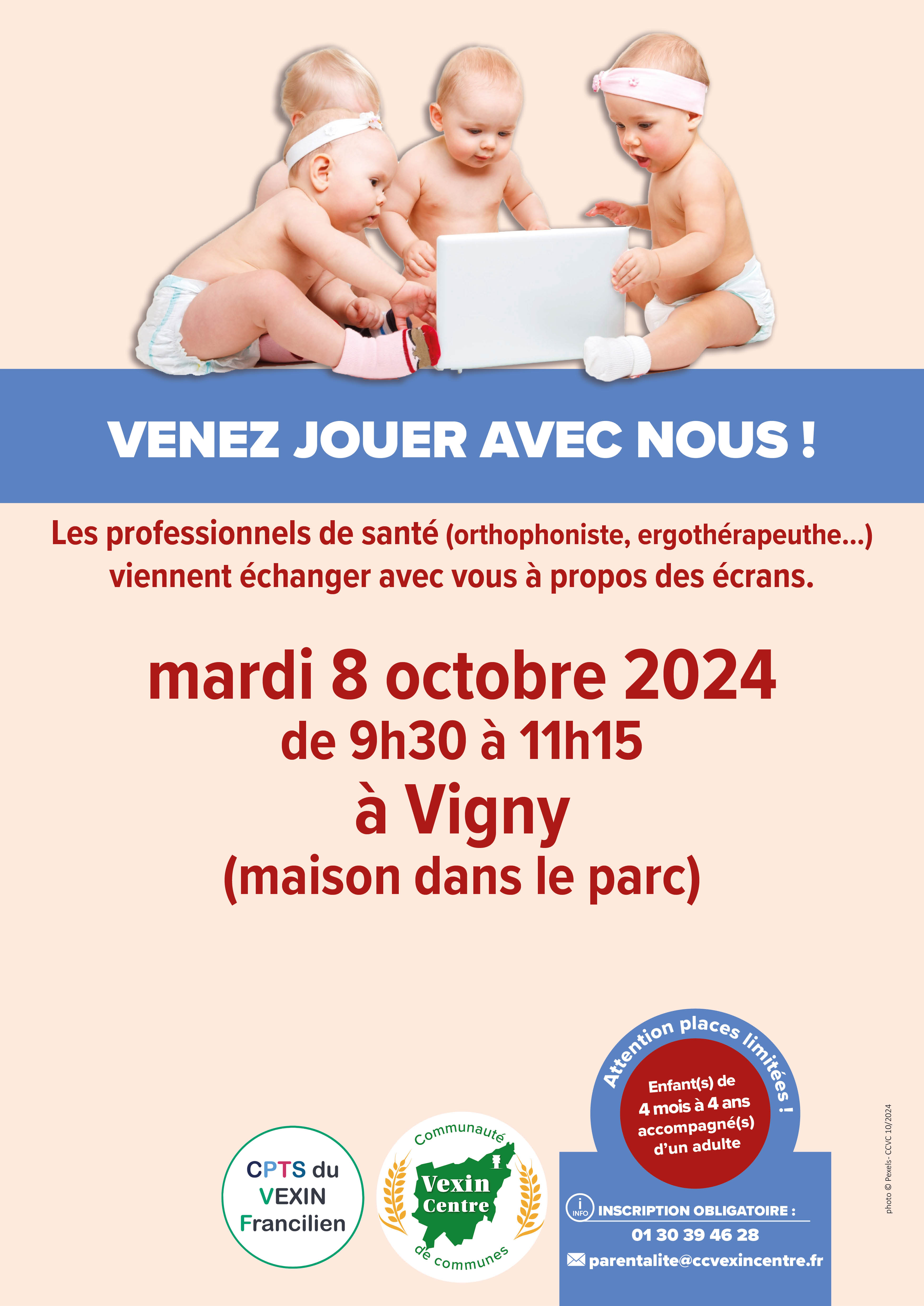 Conférence-atelier sur les dangers des écrans pour les tout petits