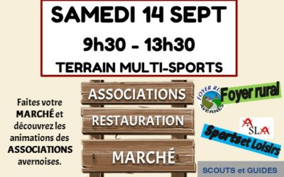 Marché communal + Forum des associations – terrain multi-sports