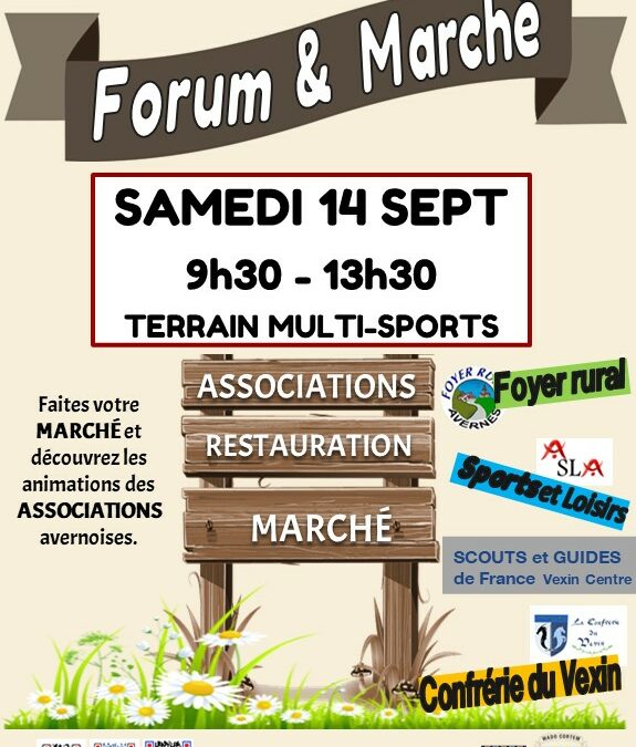 Marché communal + Forum des associations – terrain multi-sports