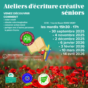 Ateliers d'écriture pour les séniors du Vexin