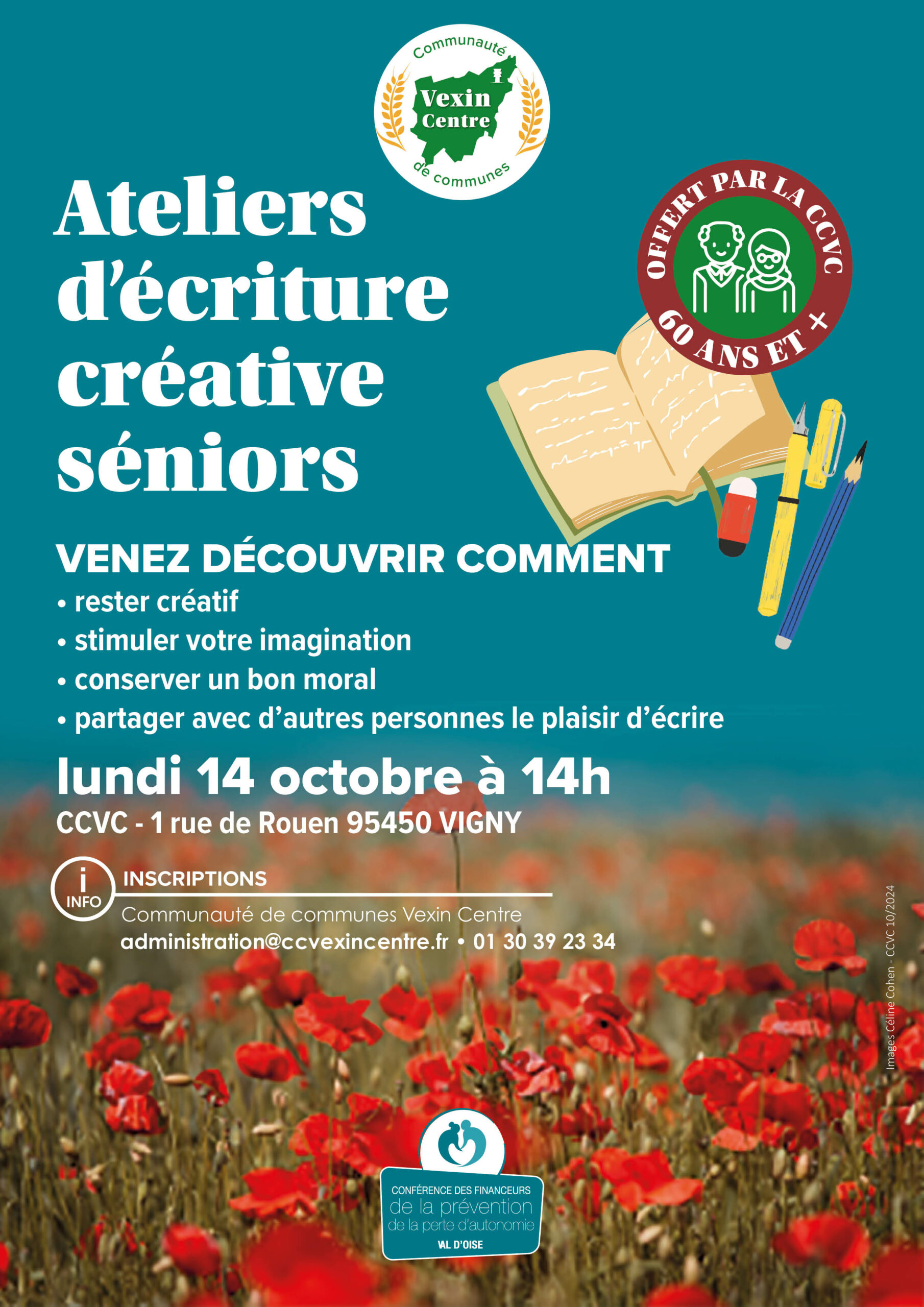 Ateliers d'écriture créative pour les seniors du Vexin