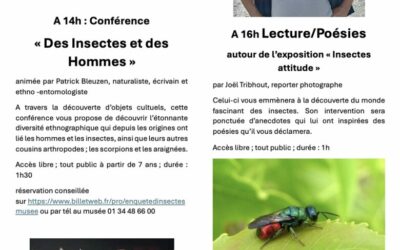 Clôture de l’Exposition [En]quête d’insectes, 24 novembre