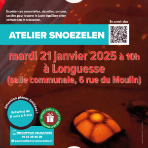 Atelier Snoezelen Vexin Centre janvier 2025