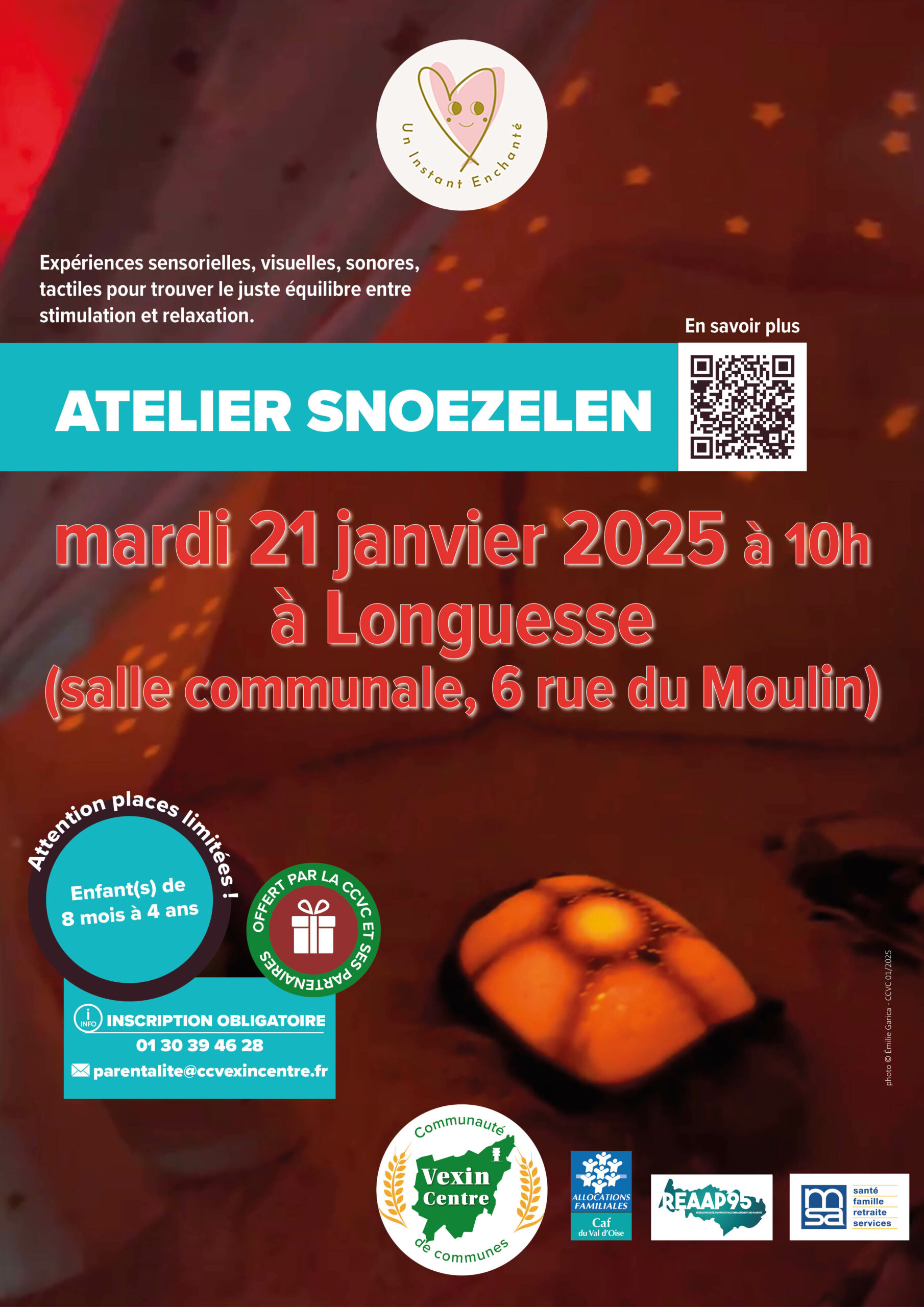 Atelier Snoezelen Vexin Centre janvier 2025