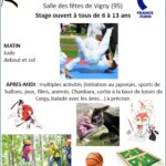 STAGE JUDO VIGNY avril 2025 Affiche