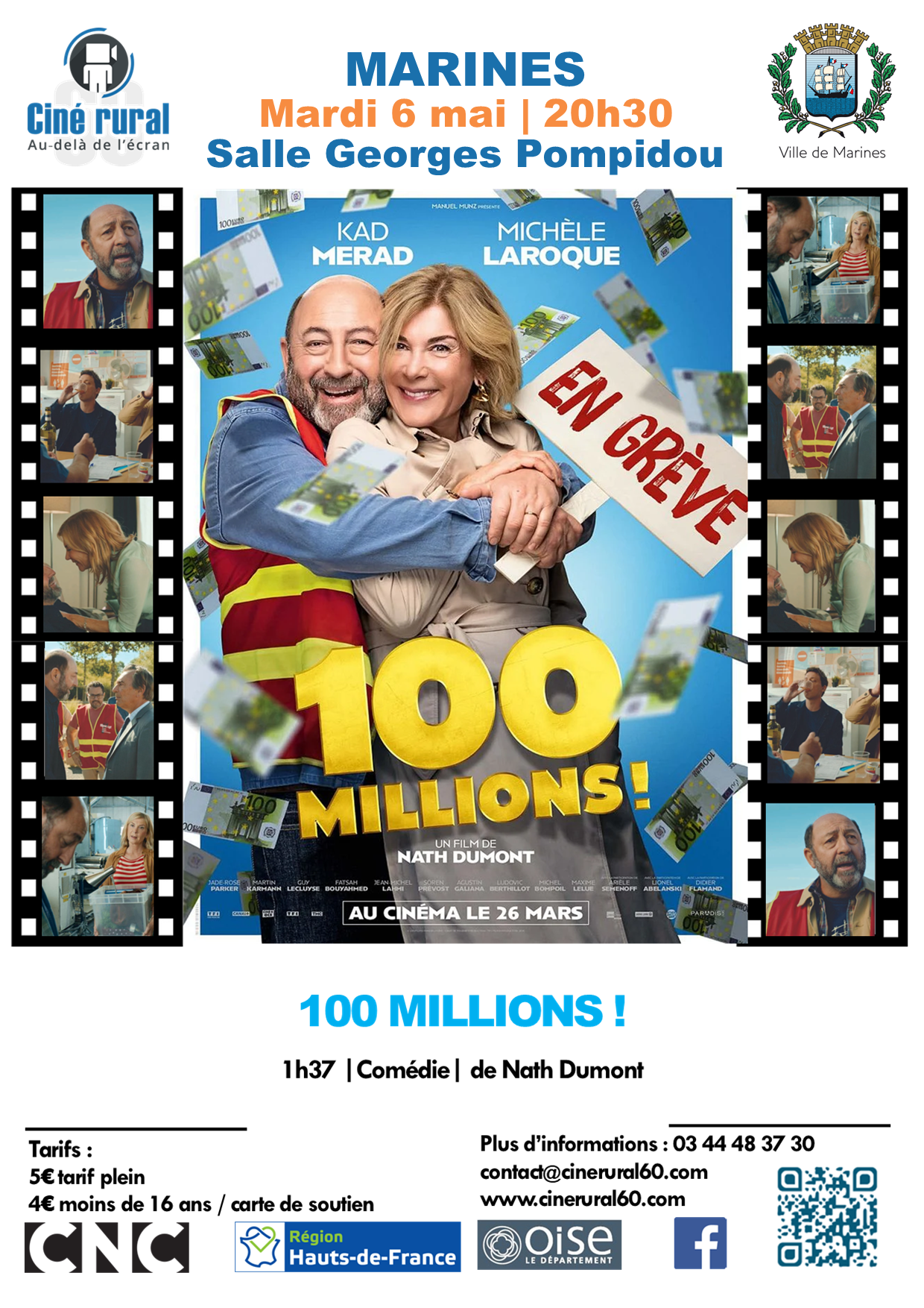 Ciné rural Vexin 100 millions