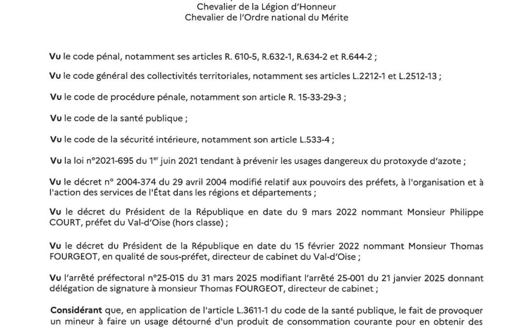Arrêté Préfectoral n°2025-412 du 28 avril