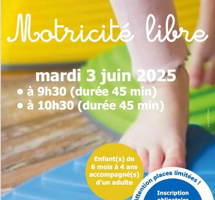 Atelier Motricité Libre le mardi 03 juin 2025