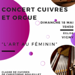 Cuivres et orgues Vigny 18 mai 2025