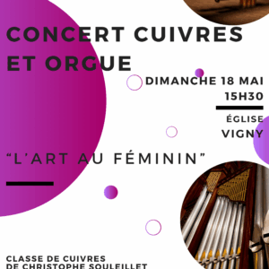 Cuivres et orgues Vigny 18 mai 2025