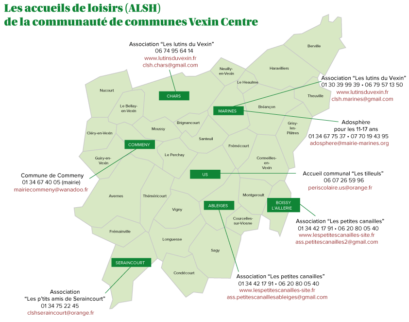 CCVC_carte-ALSH Carte des accueils de loisirs Vexin Centre