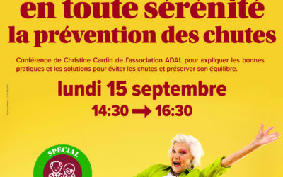 Conférence “Bouger en toute sérénité – La prévention des chutes”