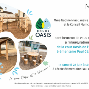 inauguration cour oasis Marines