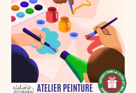 Atelier de peinture enfant-parent à Sagy Vexin Centre