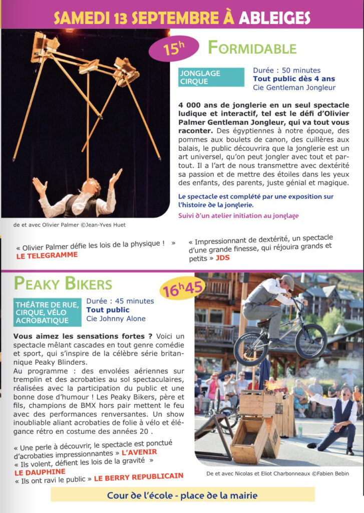 festival Césarts Ableiges