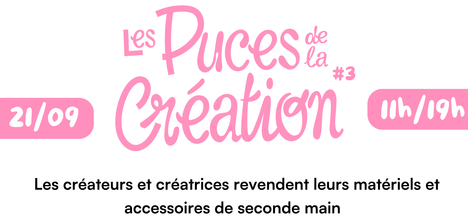 Puces de la création marché artisanat Vexin Centre