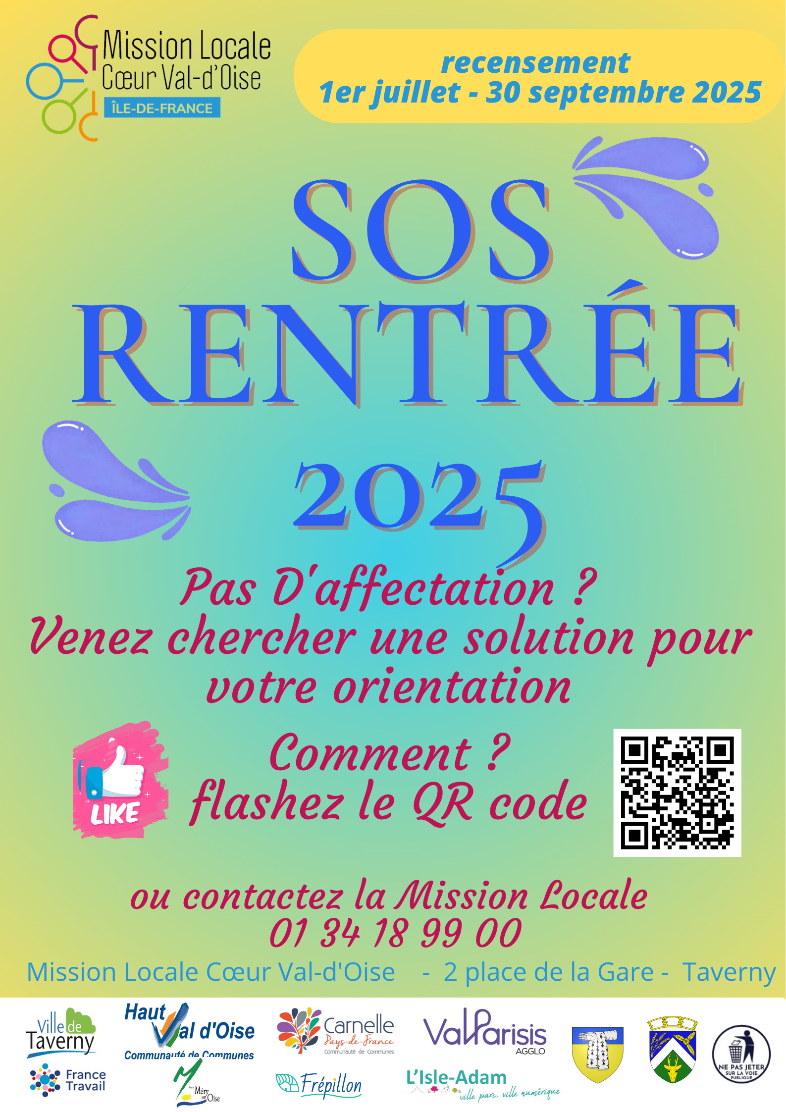 SOS rentrée jeunes Vexin