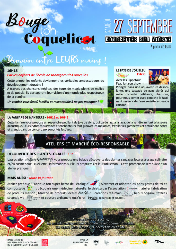 Programme Bouge ton coquelicot 2025