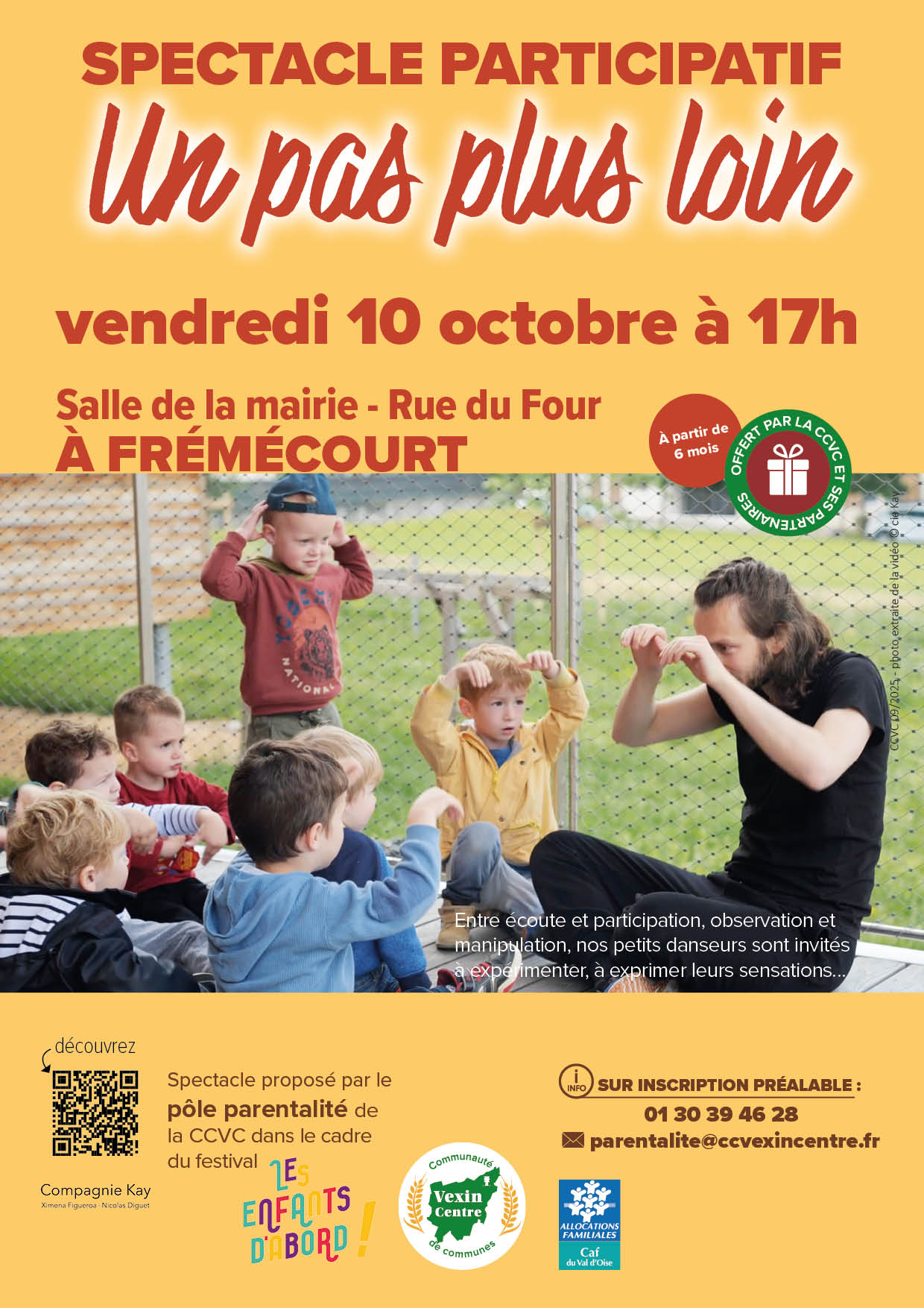 Spectacle participatif pour les tout petits Vexin Centre