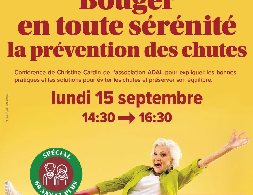 Conférence à la MPT  : Bouger en toute sérénité.