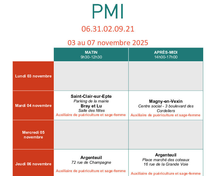 PLANNING PMI BUS  NOVEMBRE 2025