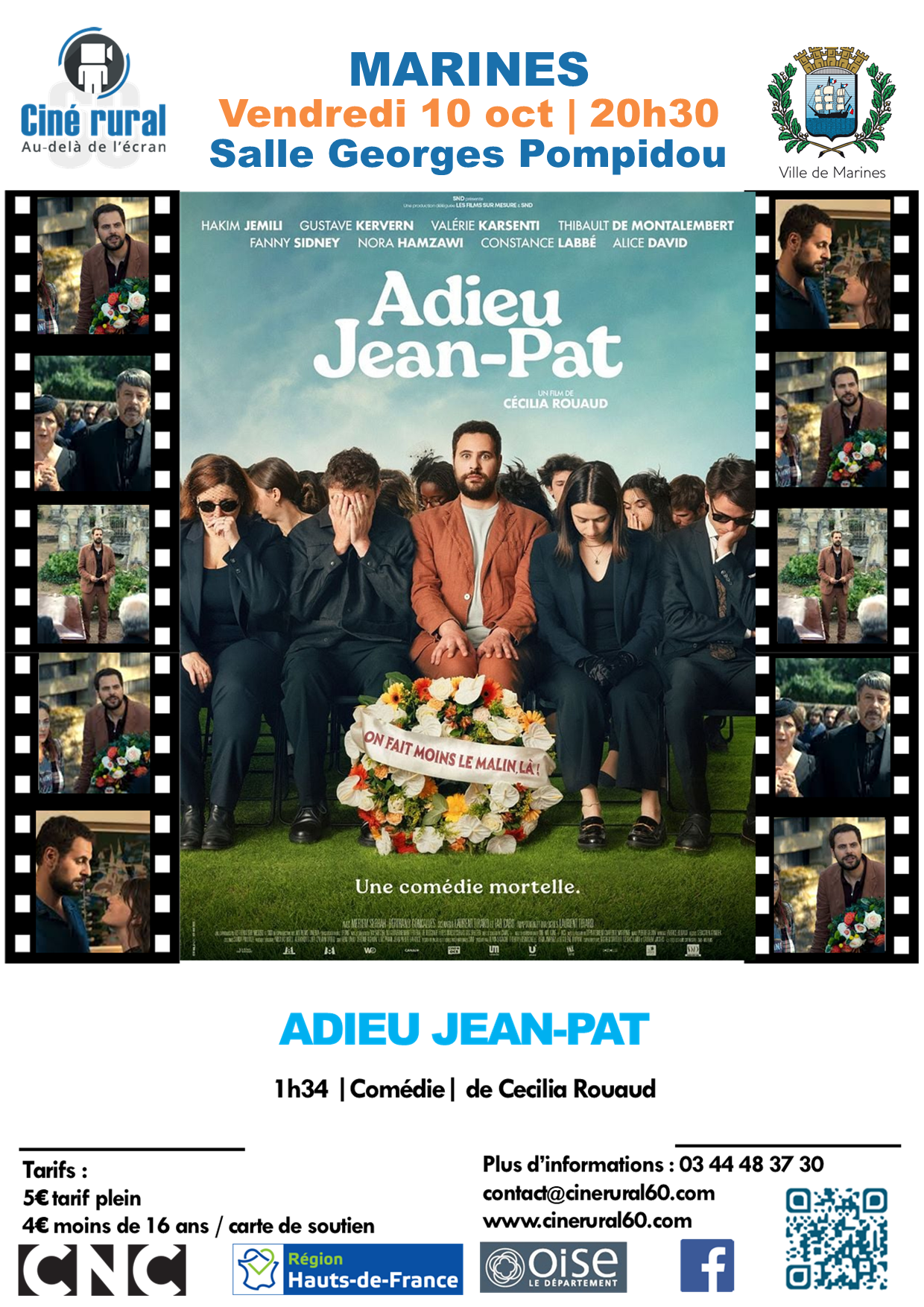 Ciné rural Vexin Adieu Jean-Pat