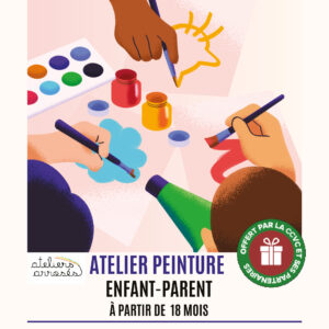 Atelier peinture enfant-parent à Nucourt Vexin Centre