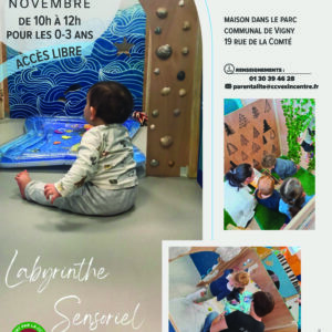 Labyrinthe sensoriel pour les tout petits Vexin Centre