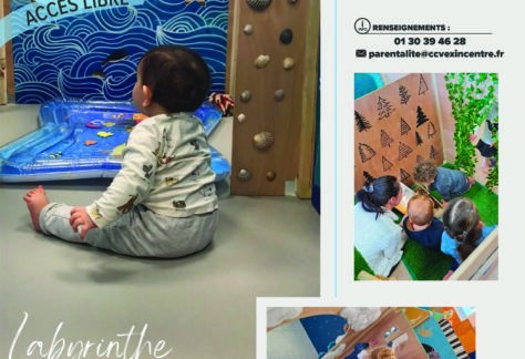 Labyrinthe sensoriel pour les tout petits Vexin Centre