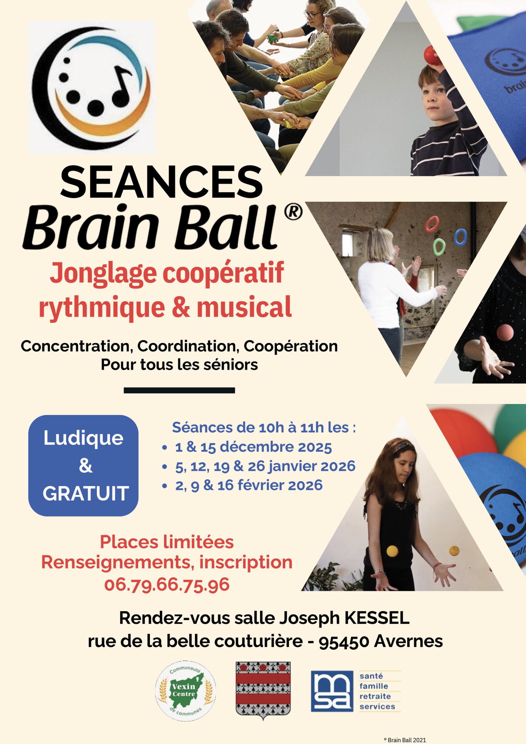 Brain Ball seniors Avernes