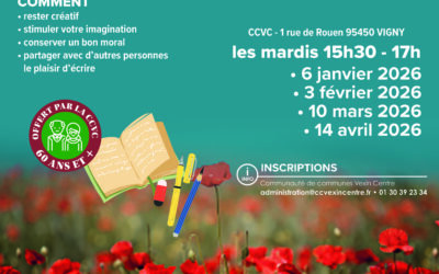 Atelier d’écriture créative pour les séniors | Vigny