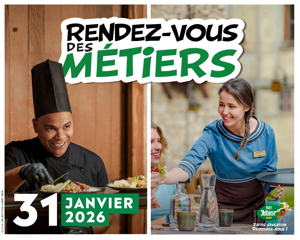 RV des métiers parc asterix