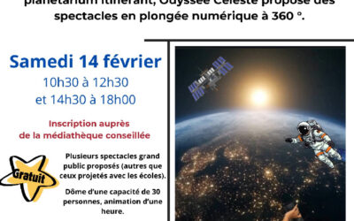 PLANETARIUM – Sous le soleil étoilé  SAMEDI 14 FÉVRIER
