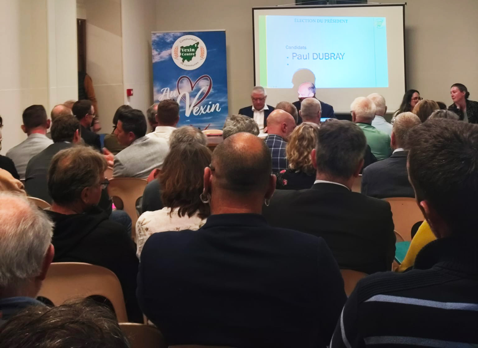 Conseil communautaire du 9 avril 2026 - élections du nouveau président Vexin Centre