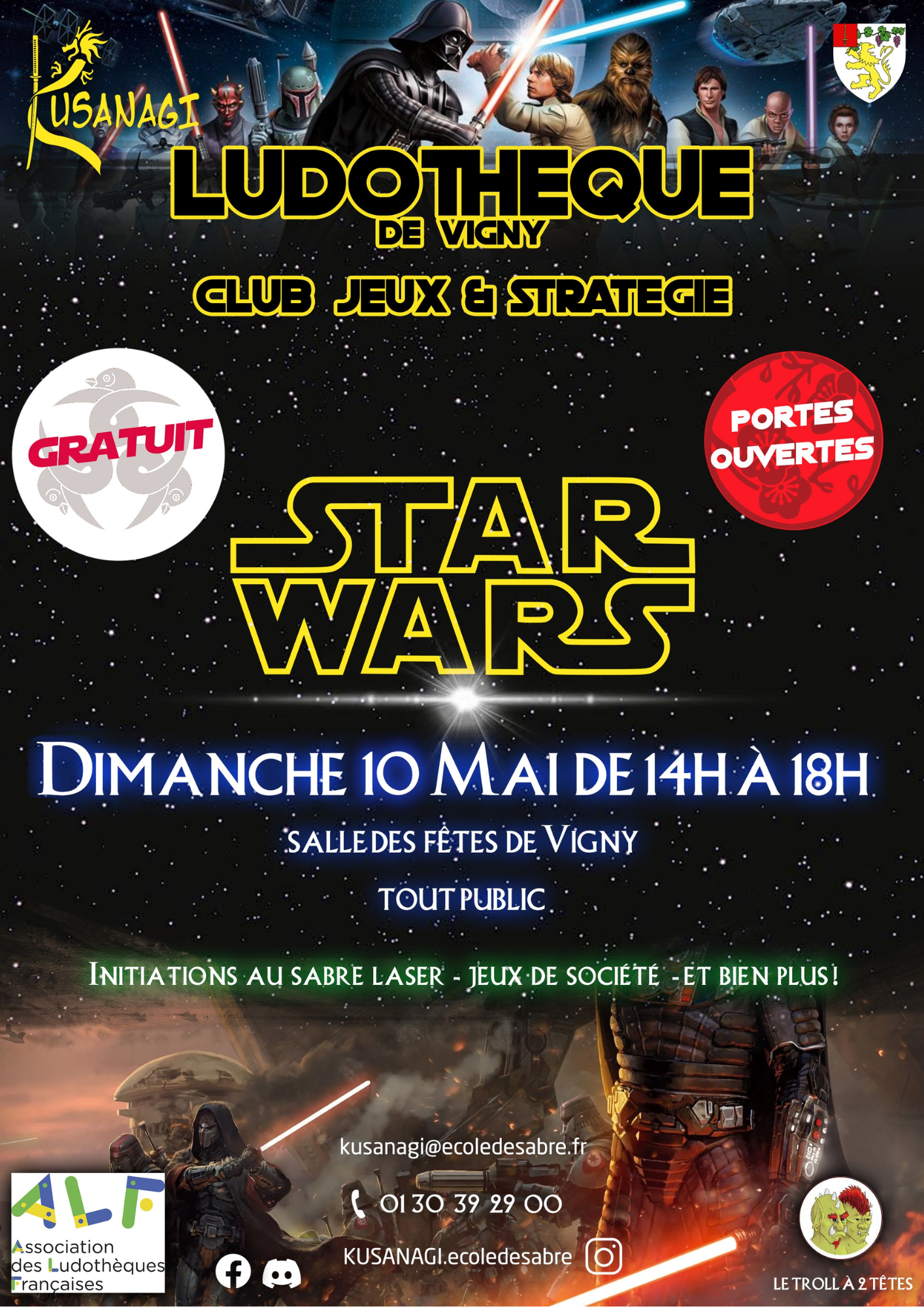 Animation Star Wars à Vigny (95) le 10 mai 2026