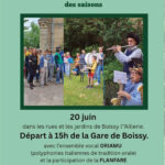 Balade chantée Boissy l'Aillerie Oriamu et La Flanfare