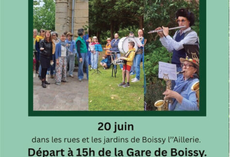 Balade chantée Boissy l'Aillerie Oriamu et La Flanfare