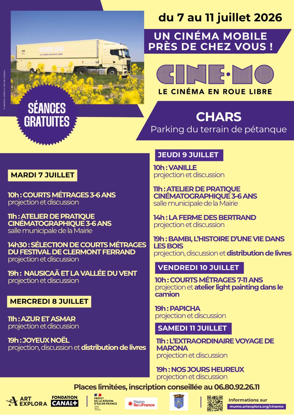 CinéMO à Chars Vexin Centre